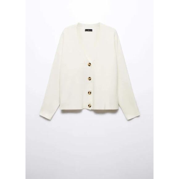 Mango Button Knit Cardigan - S - Picture 1 of 8
